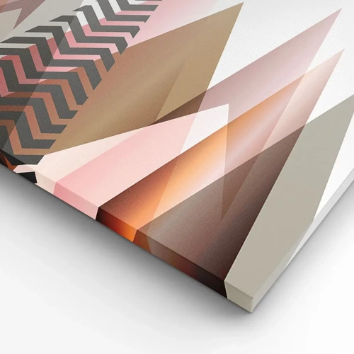 Cuadro sobre lienzo - Impresión de Imagen - Una visión piramidal - 70x50 cm