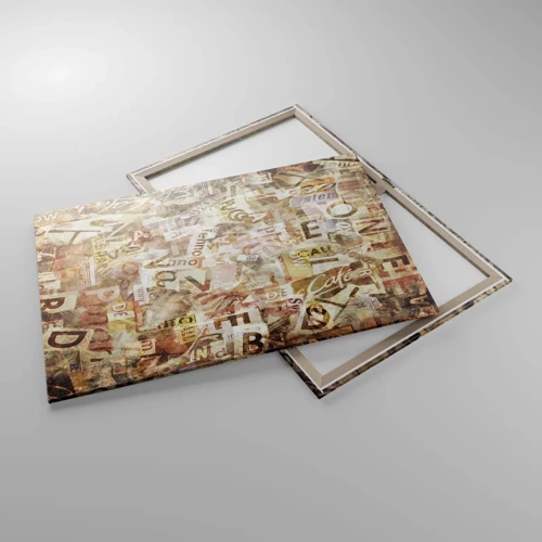 Cuadro sobre lienzo - Impresión de Imagen - Unificando el lenguaje - 100x70 cm