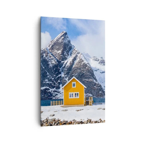 Cuadro sobre lienzo - Impresión de Imagen - Vacaciones escandinavas - 80x120 cm