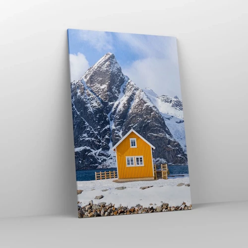Cuadro sobre lienzo - Impresión de Imagen - Vacaciones escandinavas - 80x120 cm