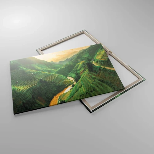 Cuadro sobre lienzo - Impresión de Imagen - Valle vietnamita - 100x70 cm