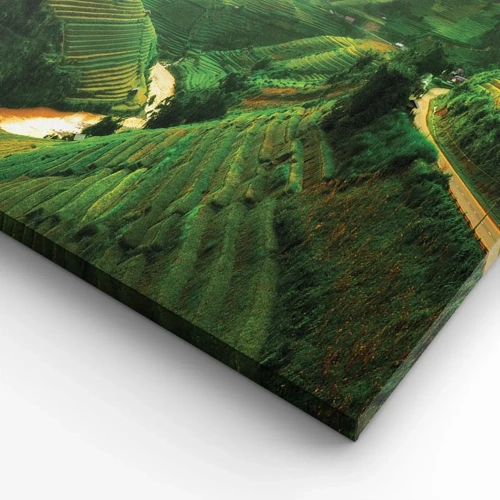 Cuadro sobre lienzo - Impresión de Imagen - Valle vietnamita - 140x50 cm