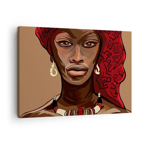 Cuadro sobre lienzo - Impresión de Imagen - Venus de ébano - 70x50 cm