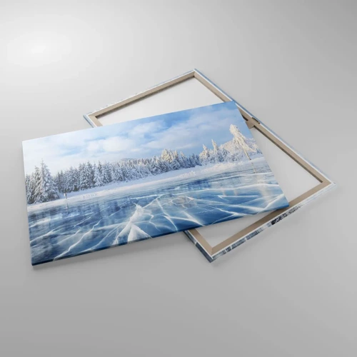 Cuadro sobre lienzo - Impresión de Imagen - Vista deslumbrante y cristalina - 100x70 cm