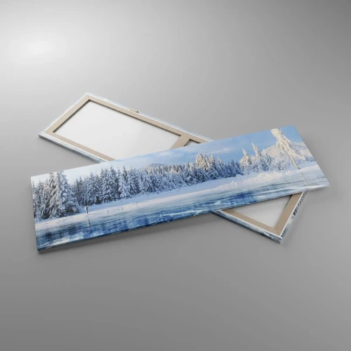 Cuadro sobre lienzo - Impresión de Imagen - Vista deslumbrante y cristalina - 160x50 cm