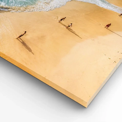 Cuadro sobre lienzo - Impresión de Imagen - Y luego el sol, la playa... - 70x50 cm