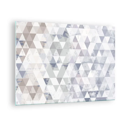 Cuadro sobre vidrio - Impresiones sobre Vidrio - A ritmo de triángulo - 70x50 cm