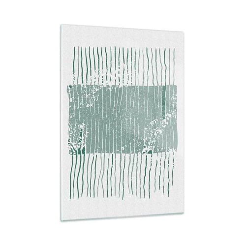 Cuadro sobre vidrio - Impresiones sobre Vidrio - Abstracción marina - 50x70 cm