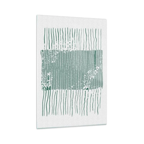 Cuadro sobre vidrio - Impresiones sobre Vidrio - Abstracción marina - 70x100 cm
