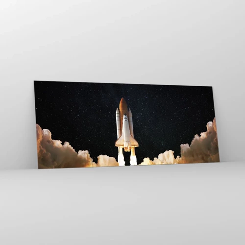 Cuadro sobre vidrio - Impresiones sobre Vidrio - ¡Ad astra! - 120x50 cm