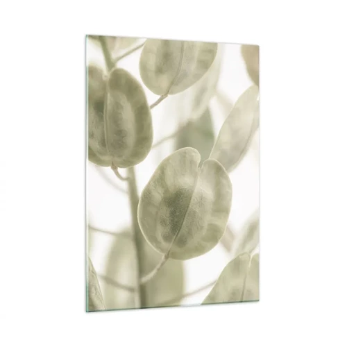 Cuadro sobre vidrio - Impresiones sobre Vidrio - Al principio de los tiempos había hojas... - 50x70 cm