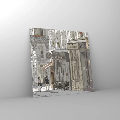 Cuadro sobre vidrio - Impresiones sobre Vidrio - Alegrías urbanas - 30x30 cm