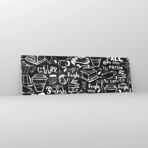 Cuadro sobre vidrio - Impresiones sobre Vidrio - All you need is… - 160x50 cm