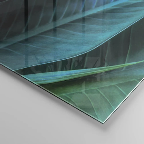 Cuadro sobre vidrio - Impresiones sobre Vidrio - Anatomía del verde - 50x50 cm