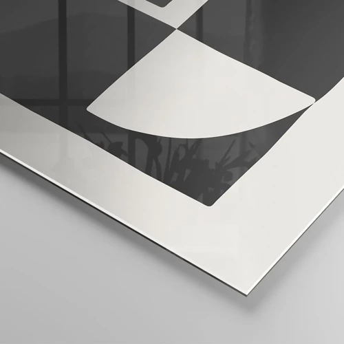 Cuadro sobre vidrio - Impresiones sobre Vidrio - Antítesis - síntesis - 70x70 cm