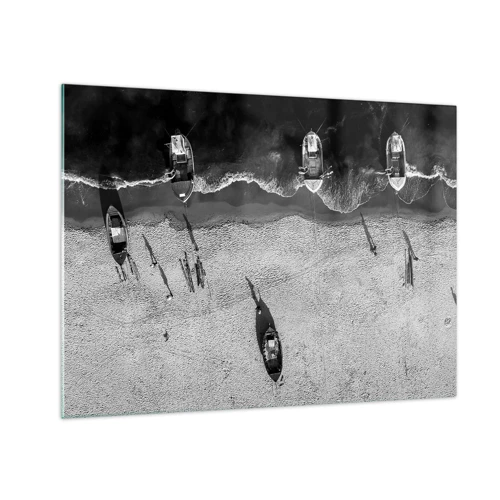 Cuadro sobre vidrio - Impresiones sobre Vidrio - Aún en la orilla... - 70x50 cm