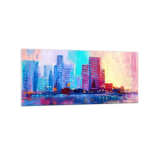Cuadro sobre vidrio - Impresiones sobre Vidrio - Bañado en color - 120x50 cm