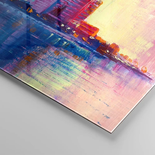 Cuadro sobre vidrio - Impresiones sobre Vidrio - Bañado en color - 70x100 cm