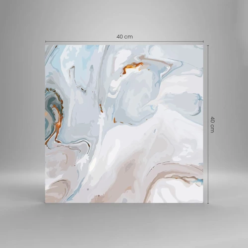 Cuadro sobre vidrio - Impresiones sobre Vidrio - Blanco fusión - 40x40 cm