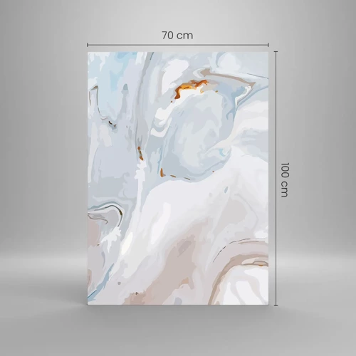 Cuadro sobre vidrio - Impresiones sobre Vidrio - Blanco fusión - 70x100 cm