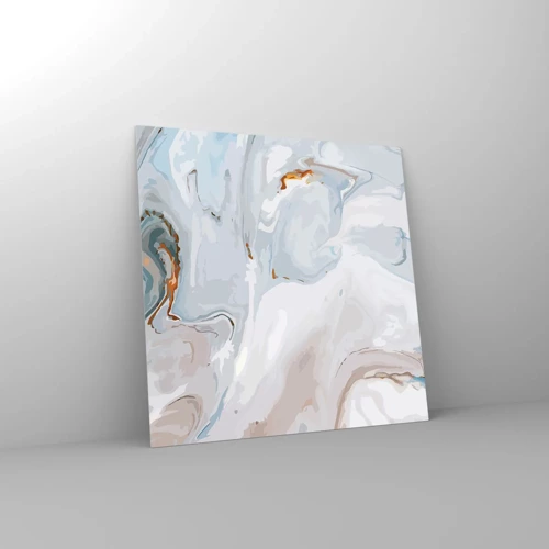 Cuadro sobre vidrio - Impresiones sobre Vidrio - Blanco fusión - 70x70 cm