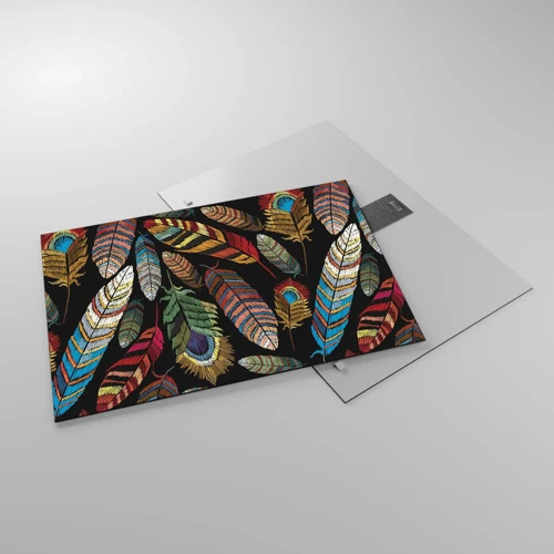 Cuadro sobre vidrio - Impresiones sobre Vidrio - Carnaval de las aves - 70x50 cm