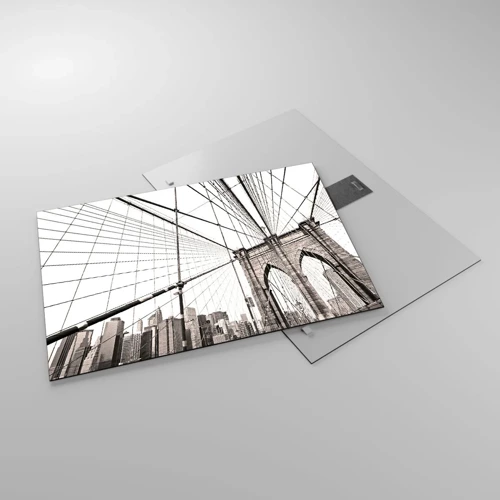 Cuadro sobre vidrio - Impresiones sobre Vidrio - Catedral de Nueva York - 70x50 cm