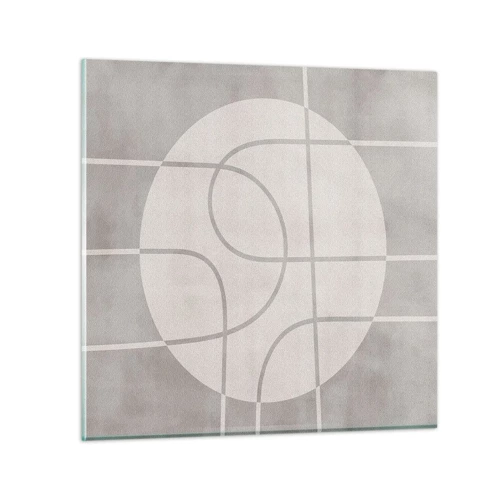 Cuadro sobre vidrio - Impresiones sobre Vidrio - Circular y rectilíneo - 40x40 cm