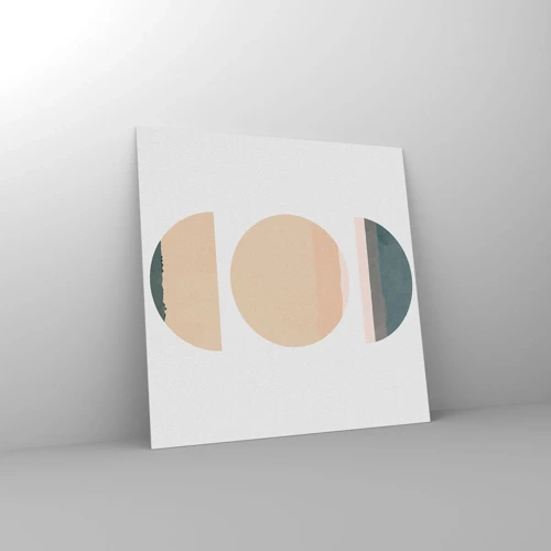 Cuadro sobre vidrio - Impresiones sobre Vidrio - Círculo tras círculo - 30x30 cm