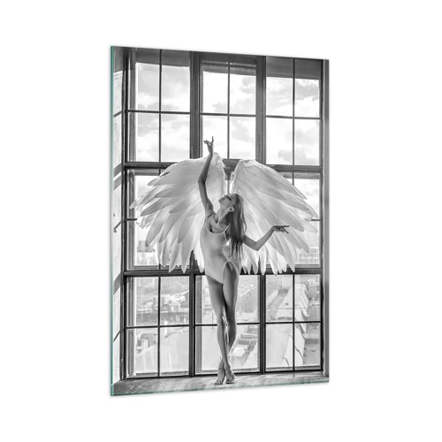 Cuadro sobre vidrio - Impresiones sobre Vidrio - ¿Ciudad de los ángeles? - 50x70 cm