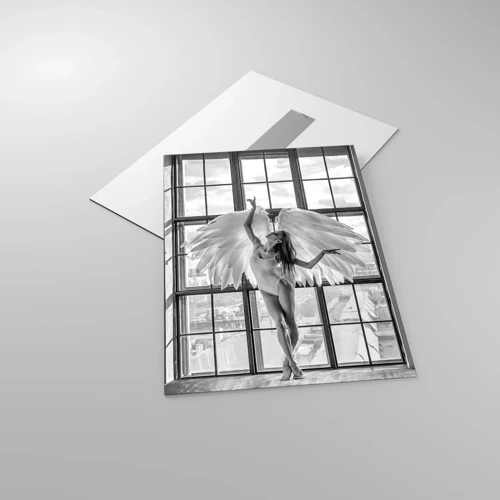 Cuadro sobre vidrio - Impresiones sobre Vidrio - ¿Ciudad de los ángeles? - 50x70 cm