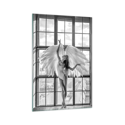 Cuadro sobre vidrio - Impresiones sobre Vidrio - ¿Ciudad de los ángeles? - 70x100 cm