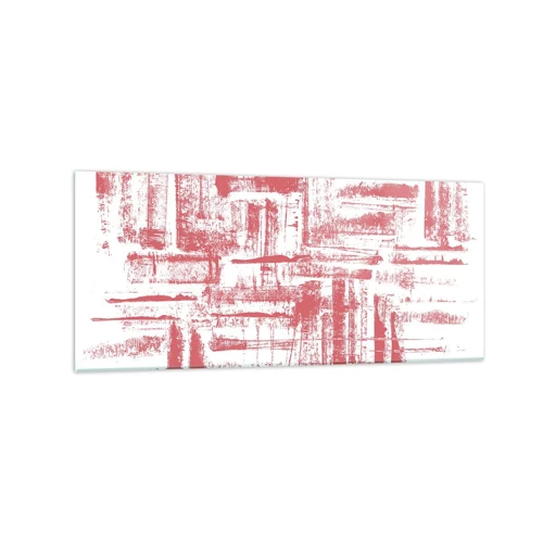 Cuadro sobre vidrio - Impresiones sobre Vidrio - Ciudad roja - 120x50 cm