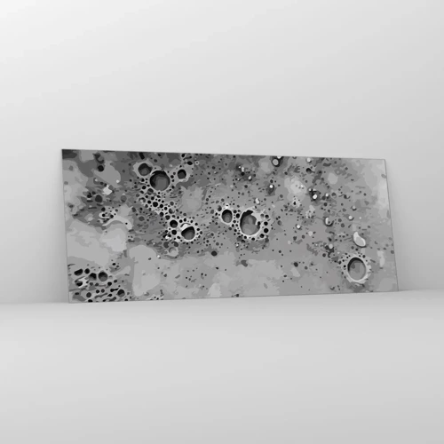 Cuadro sobre vidrio - Impresiones sobre Vidrio - Como un paisaje lunar - 100x40 cm