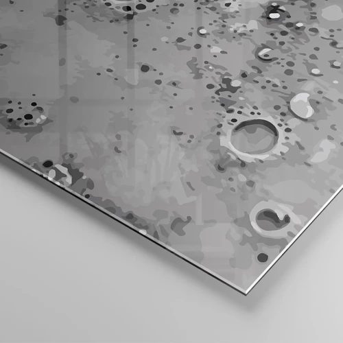Cuadro sobre vidrio - Impresiones sobre Vidrio - Como un paisaje lunar - 120x80 cm