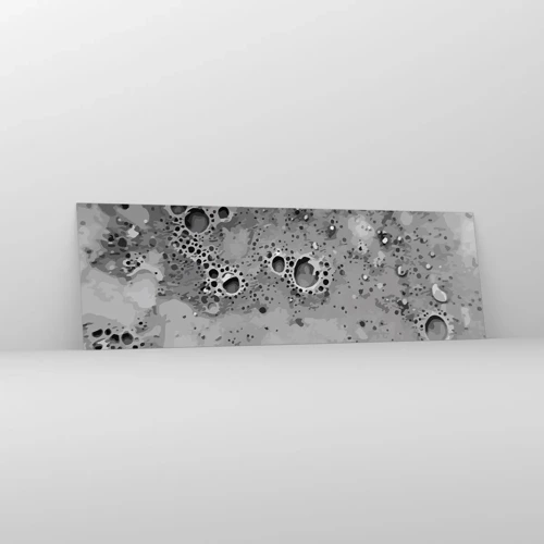 Cuadro sobre vidrio - Impresiones sobre Vidrio - Como un paisaje lunar - 160x50 cm