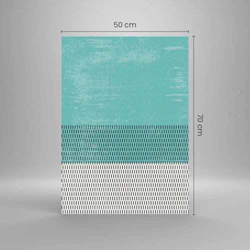 Cuadro sobre vidrio - Impresiones sobre Vidrio - Composición equilibrada - 50x70 cm