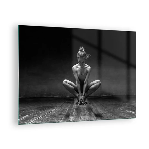 Cuadro sobre vidrio - Impresiones sobre Vidrio - Concentración de energía del baile - 70x50 cm