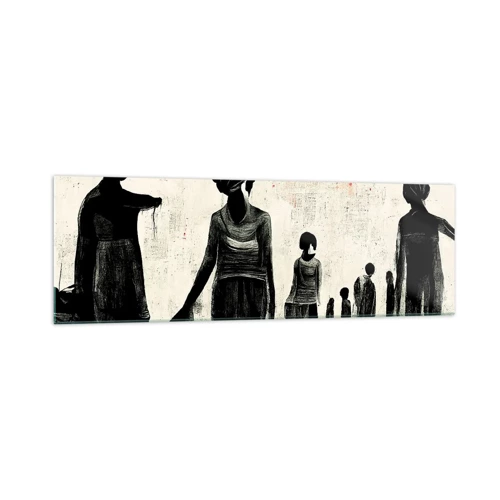Cuadro sobre vidrio - Impresiones sobre Vidrio - Contra la soledad - 160x50 cm
