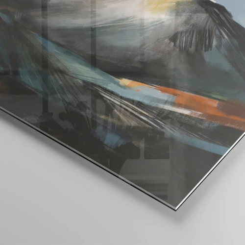 Cuadro sobre vidrio - Impresiones sobre Vidrio - Crudo y bello - 100x70 cm
