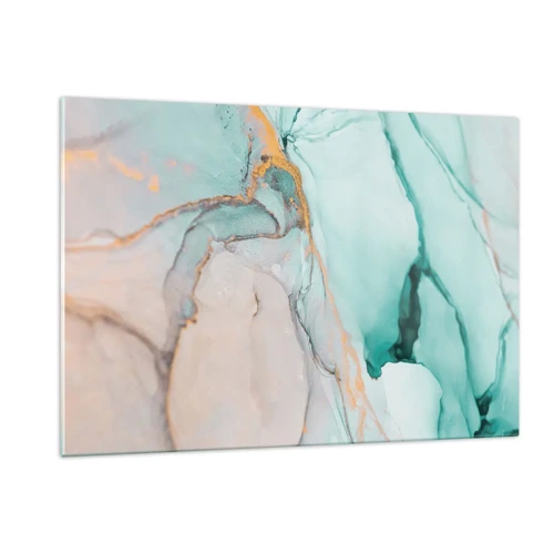 Cuadro sobre vidrio - Impresiones sobre Vidrio - Danza de formas y colores - 120x80 cm