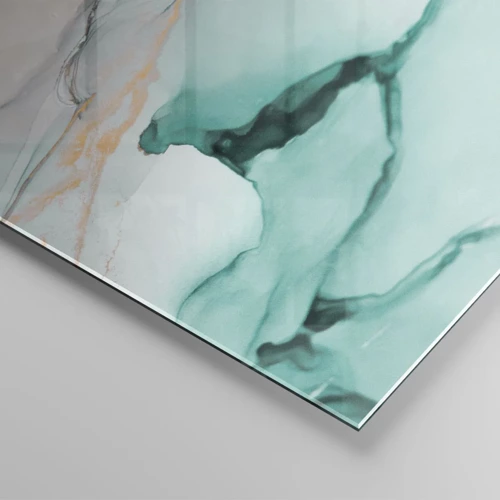 Cuadro sobre vidrio - Impresiones sobre Vidrio - Danza de formas y colores - 140x50 cm