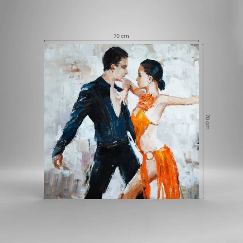 Cuadro sobre vidrio - Impresiones sobre Vidrio - Dirty dancing - 70x70 cm