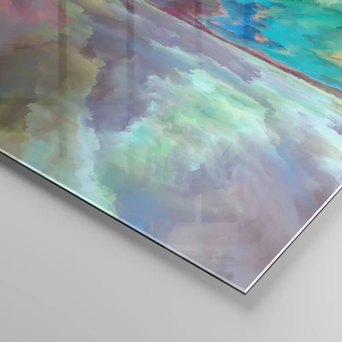 Cuadro sobre vidrio - Impresiones sobre Vidrio - Dos cielos - 70x100 cm