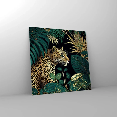 Cuadro sobre vidrio - Impresiones sobre Vidrio - El anfitrión en la jungla - 50x50 cm