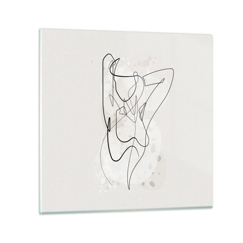 Cuadro sobre vidrio - Impresiones sobre Vidrio - El arte de la seducción - 50x50 cm