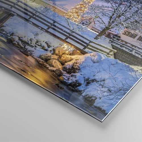 Cuadro sobre vidrio - Impresiones sobre Vidrio - El espíritu de la Navidad - 50x50 cm