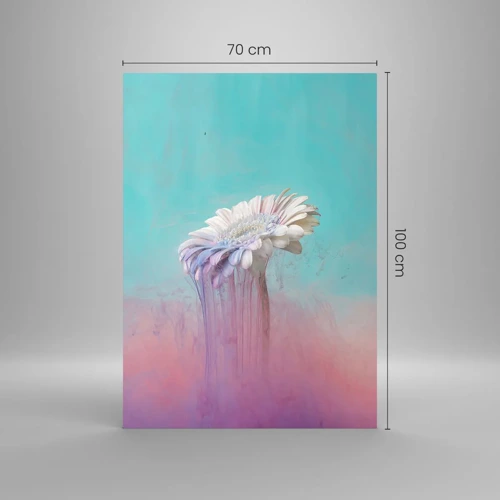 Cuadro sobre vidrio - Impresiones sobre Vidrio - El inframundo de las flores - 70x100 cm