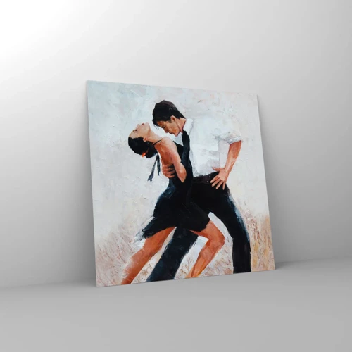 Cuadro sobre vidrio - Impresiones sobre Vidrio - El tango de mis sueños - 50x50 cm