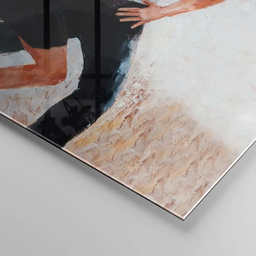 Cuadro sobre vidrio - Impresiones sobre Vidrio - El tango de mis sueños - 50x50 cm